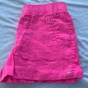 Lily Pulitzer linen shorts with pockets